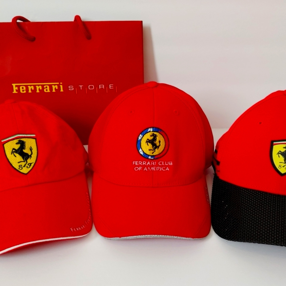 Lot of 3 - Ferrari Official Products SF Red Adjust